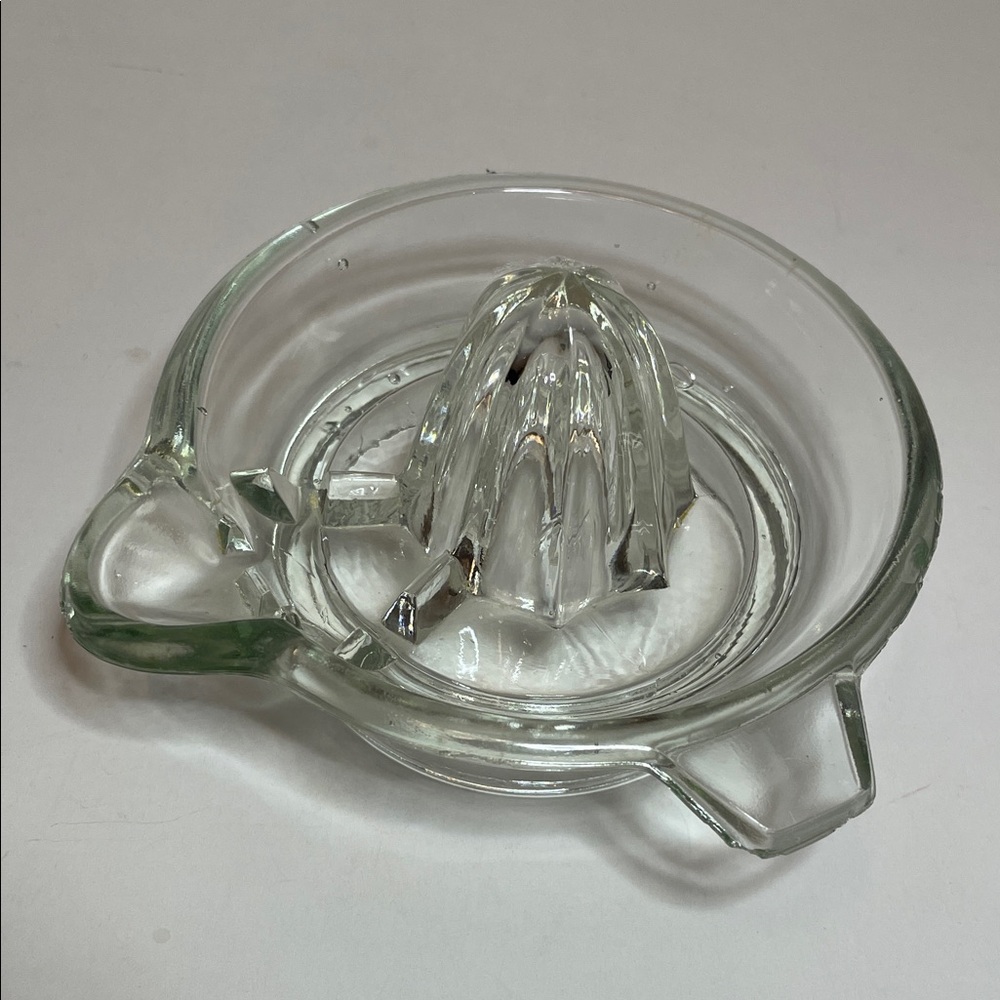 Citrus Juicer - Clear Glass 5 Inches | Kitchen Tool Accessory Gadget